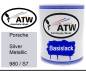 Preview: Porsche, Silver Metallic, 980 / S7: 1L Lackdose, von ATW Autoteile West.